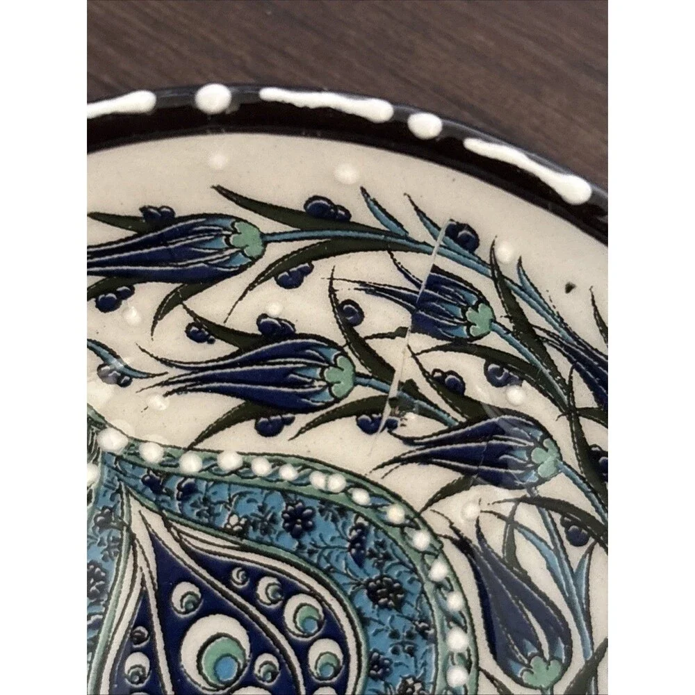 Nakkas Turkish Retro Collectible Handpainted Folk Art Deco Rustic 3D Regency (4)